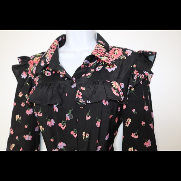 💐HostPick💐Jill Stuart Printed Ruffled Shirtdress - Picture 5 of 6